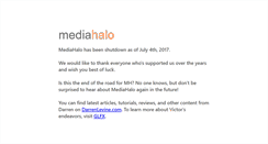 Desktop Screenshot of mediahalo.com